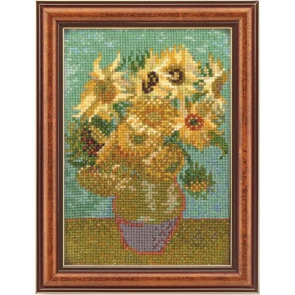 オリムパス クロスステッチ刺繍キット「ひまわり」 ゴッホ作