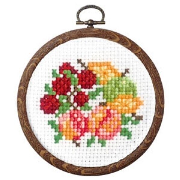 オリムパス製絲 プチフープパート2 フルーツ&フラワー 木 7448