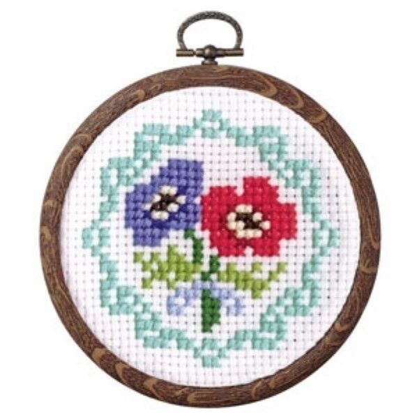 オリムパス製絲 プチフープパート2 フルーツ&フラワー アネモネとレース 7442