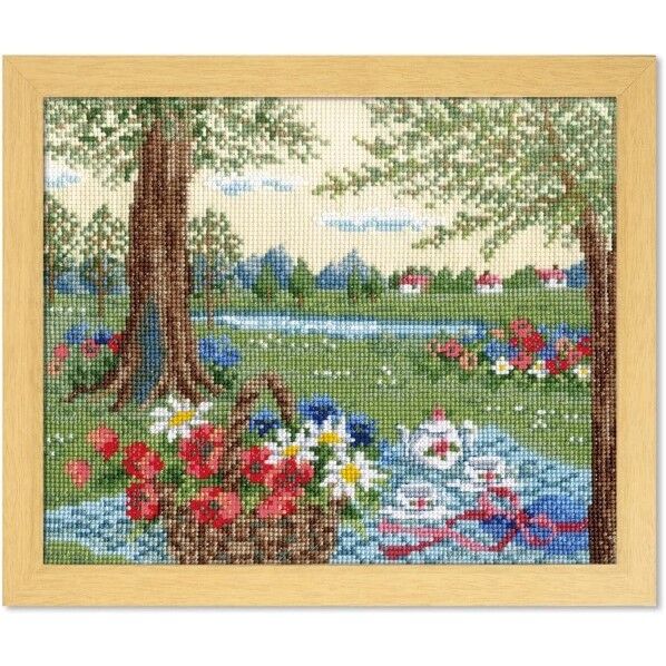 オリムパス製絲 ししゅうキット アリスの木陰のティータイム 7427