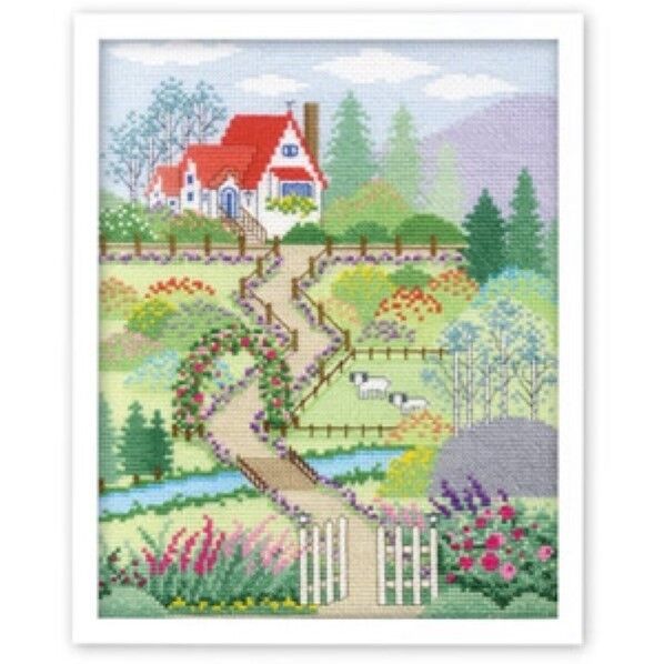 オリムパス製絲 ししゅうキット フレーム 7398