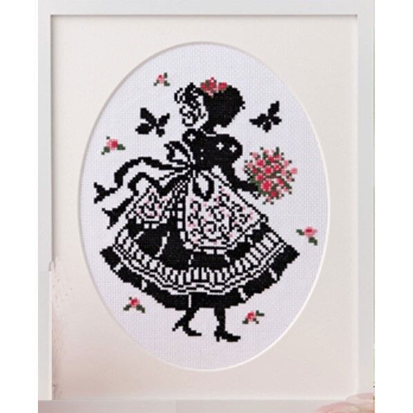 オリムパス製絲 クロスステッチししゅうキット 「オノエ・メグミの少女のステッチ」No.7384