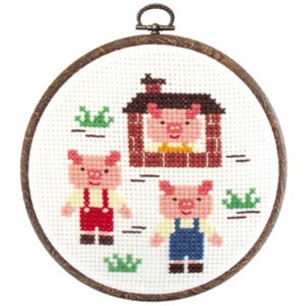 オリムパス製絲 ししゅう製作キットフープ/･7338