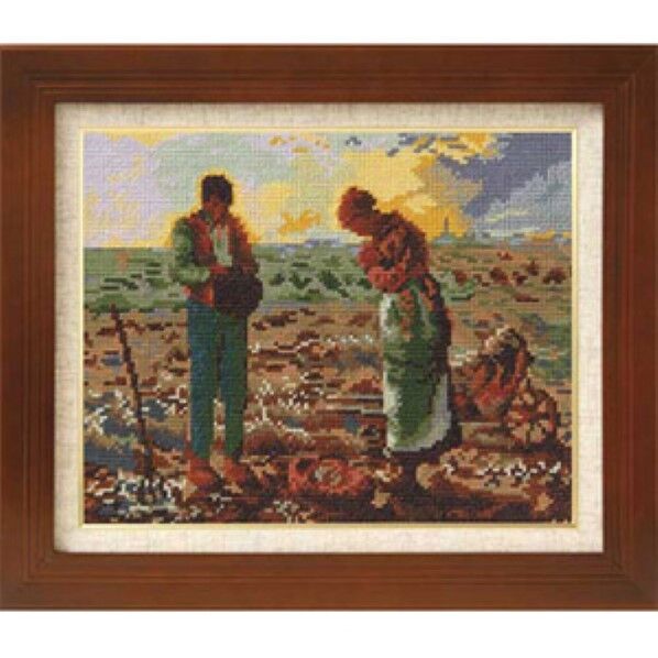 オリムパス製絲 クロスステッチ 刺しゅうキット アートギャラリー ミレー作 ベージュ 7216