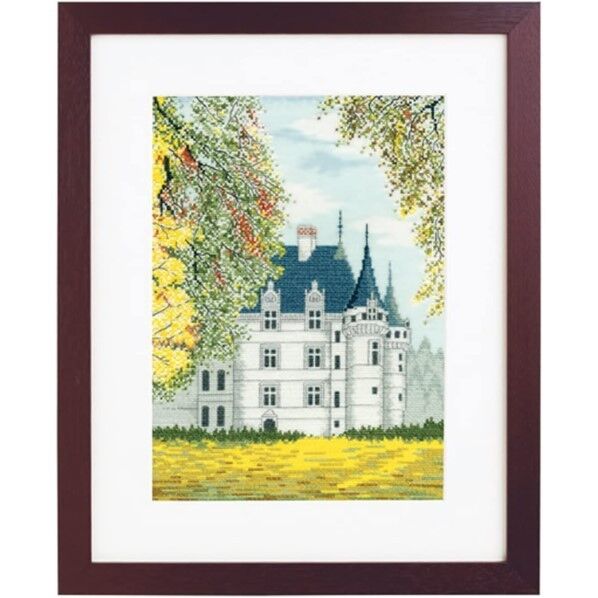 オリムパス製絲 クロスステッチ 刺しゅうキット 世界遺産と世界の風景から オフホワイト 7209