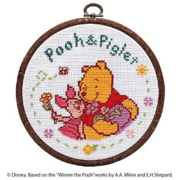 7164 オリムパス ししゅうキット フープ かわいいお花