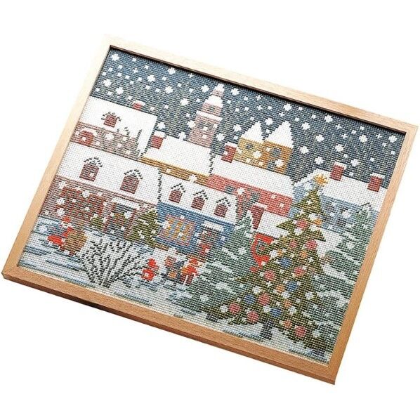 オリムパス製絲 クロスステッチ 刺しゅうキット 四季彩の詩 オフホワイト 7110