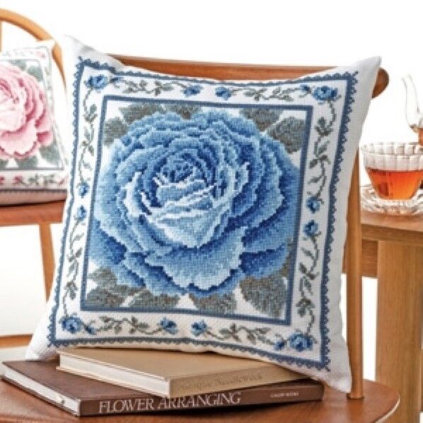 オリムパス製絲 クロスステッチ 刺しゅうキット 美しい花たち ベージュ 6056