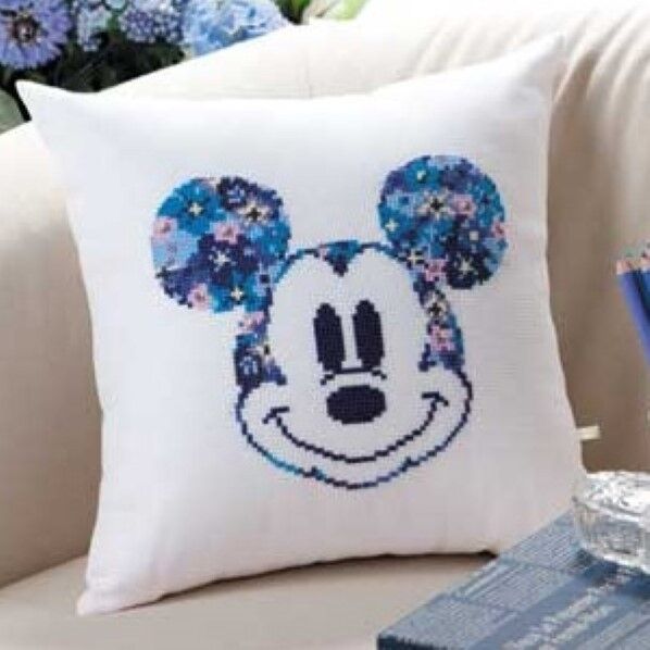 オリムパス製絲 6048 ししゅうキット ディズニー ミニクッション()