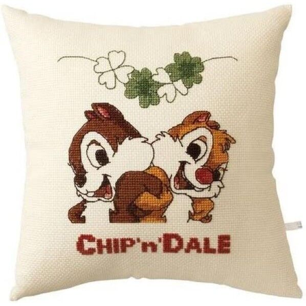 オリムパス製絲 刺しゅうキット ディズニー クッション チップ&デール 6035