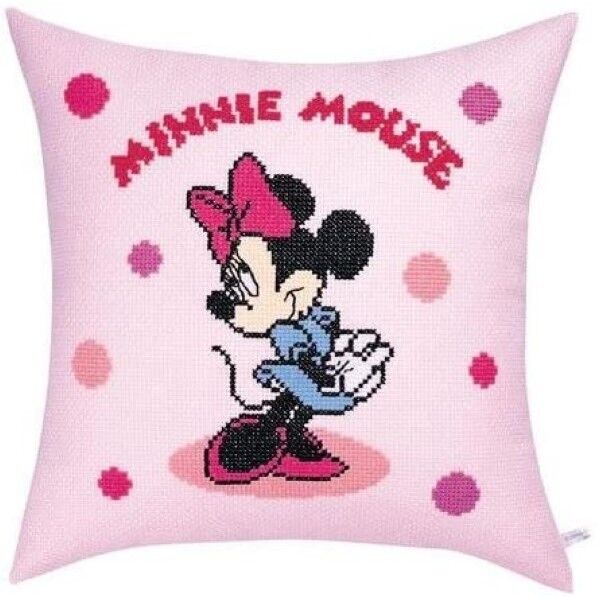 オリムパス 5995 ししゅうキット クッション ディズニー ミニーマウス･水玉