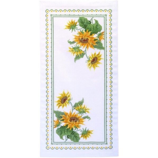 オリムパス製絲 クロスステッチ 刺しゅうキット 美しい花たち 白 1196