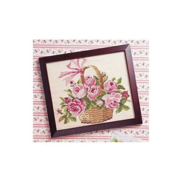 オリムパス製絲 クロスステッチ 刺しゅうキット 花シリーズ 887