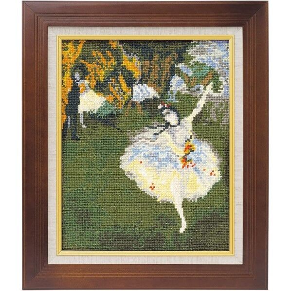 オリムパス製絲 クロスステッチ 刺しゅうキット アートギャラリー ベージュ 876