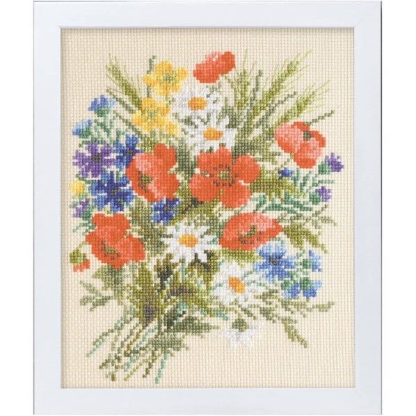 オリムパス製絲 クロスステッチ 刺しゅうキット フラワーガーデン