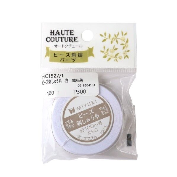 MIYUKI ビーズ刺しゅう糸 ♯60/100m巻 HC152-1