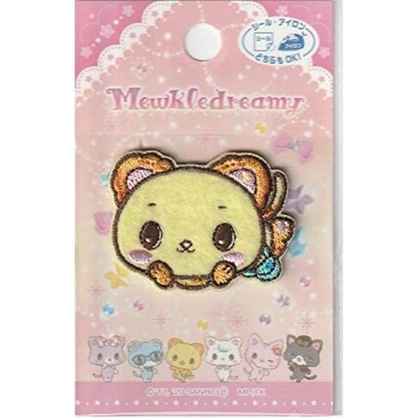 パイオニア サンリオ アイロン･シール両用接着ワッペン ミュークルドリーミー ぺこ