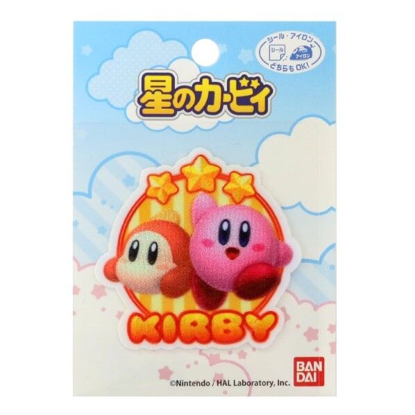 パイオニア(C)Nintendo 星のカービィ カービィ&ワドルディ アイロン･シール両用ワッペン