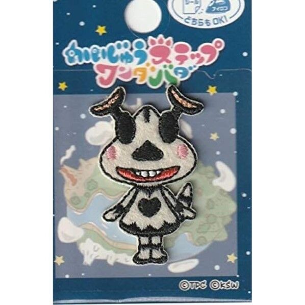 パイオニア かいじゅうステップワンダバダ アイロン・シール両用接着ワッペン エレちゃん