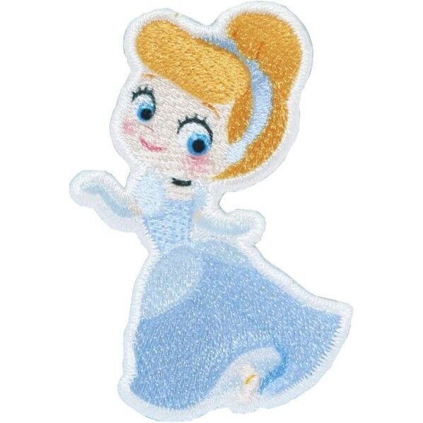 パイオニア ディズニープリンセス アイロン･シール両用接着ワッペン シンデレラ