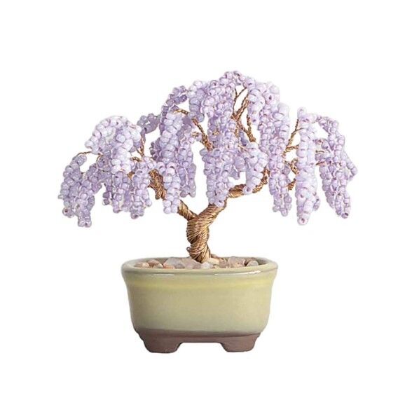 ミユキ産業 MIYUKI ネジッテBONSAI(盆栽)ビーズキットセット 藤 HCA30-4 1個