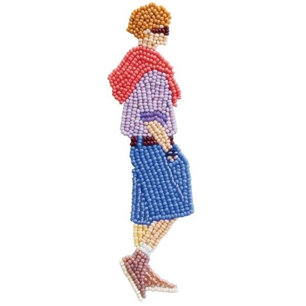 MIYUKI ビーズ刺しゅうで作る おでかけブローチ ビーズキット