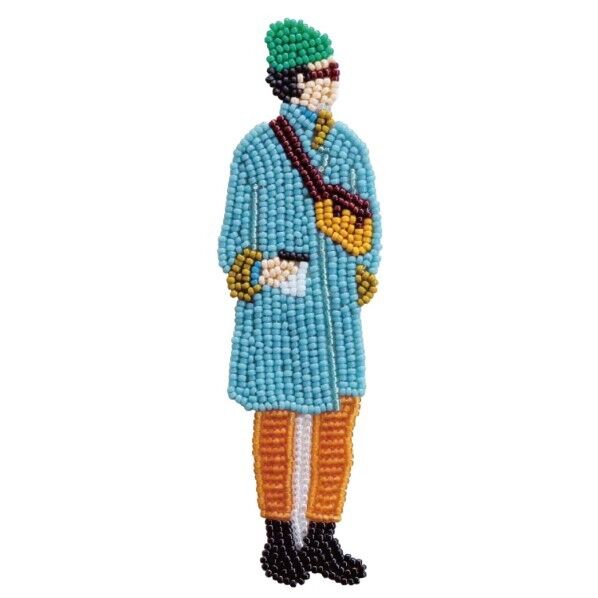 MIYUKI ビーズ刺しゅうで作る おでかけブローチ ビーズキット