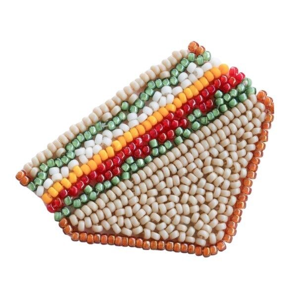 MIYUKI ビーズ刺しゅうで作る はらぺこブローチ ビーズキット