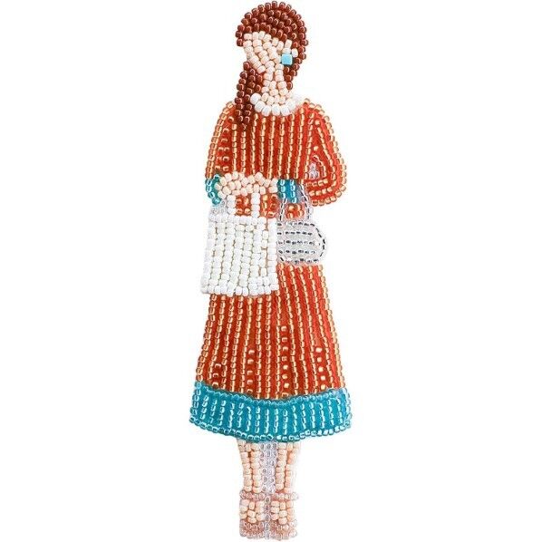 MIYUKI ビーズ刺しゅうで作る おでかけブローチ ビーズキット