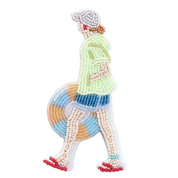 MIYUKI ビーズ刺しゅうで作る おでかけブローチ ビーズキット