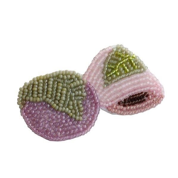 MIYUKI ビーズ刺しゅうで作る はらぺこブローチ ビーズキット