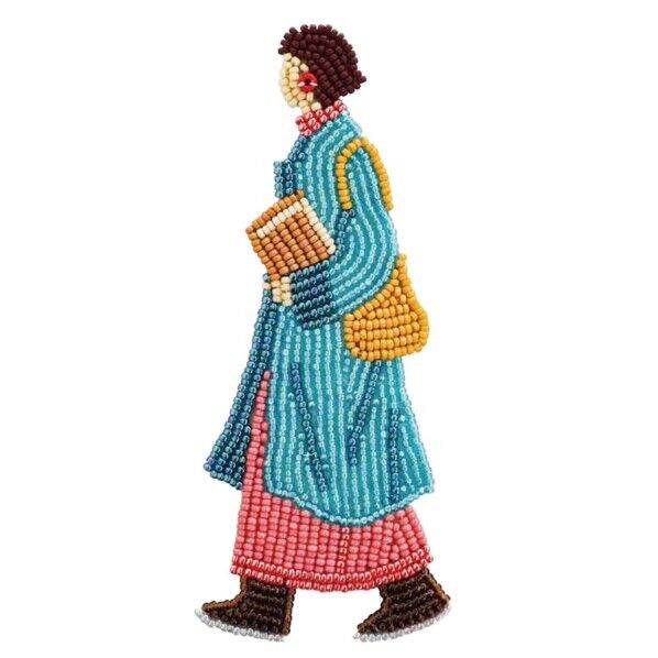 MIYUKI ビーズ刺しゅうで作る おでかけブローチ ビーズキット