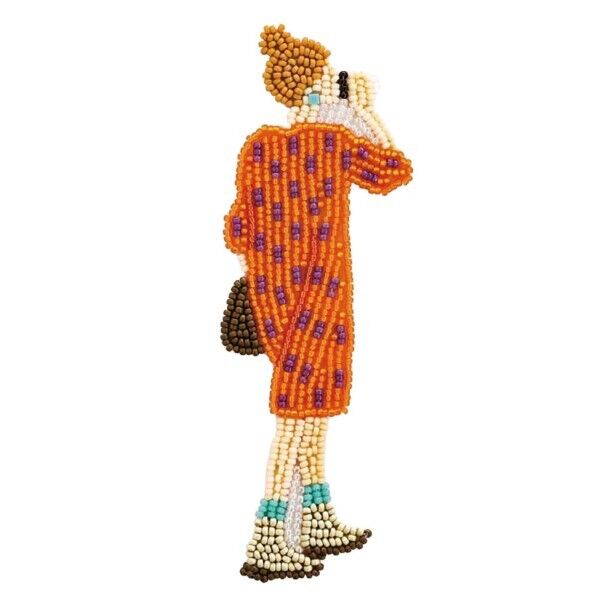 MIYUKI ビーズ刺しゅうで作る おでかけブローチ ビーズキット