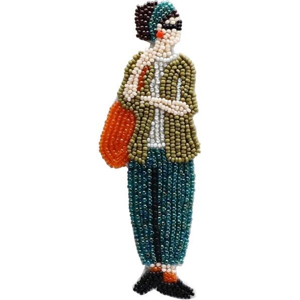 MIYUKI ビーズ刺しゅうで作る おでかけブローチ ビーズキット