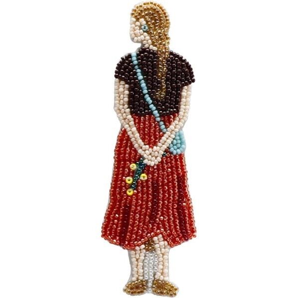 MIYUKI ビーズ刺しゅうで作る おでかけブローチ ビーズキット