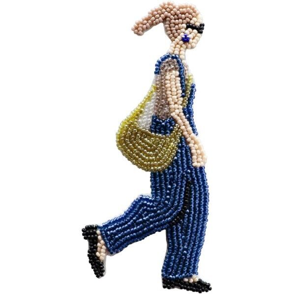 MIYUKI ビーズ刺しゅうで作る おでかけブローチ ビーズキット