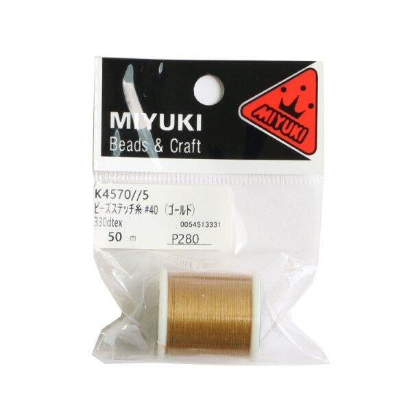 MIYUKI ビーズステッチ糸 #40/50m巻 K4570/5