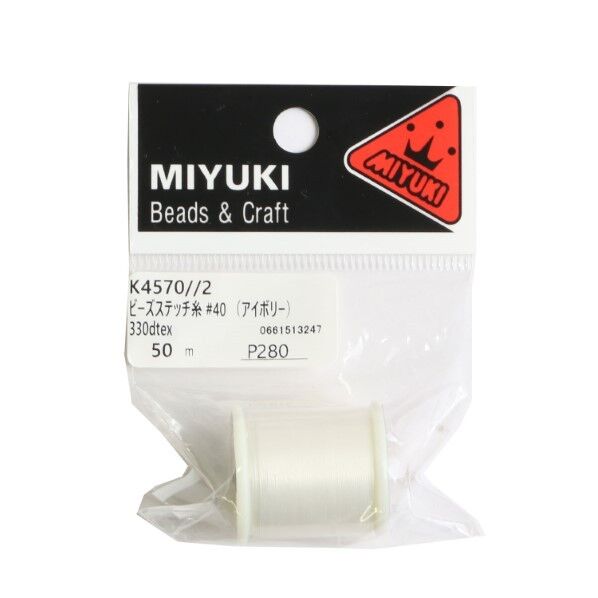 MIYUKI ビーズステッチ糸 #40/50m巻 K4570/2