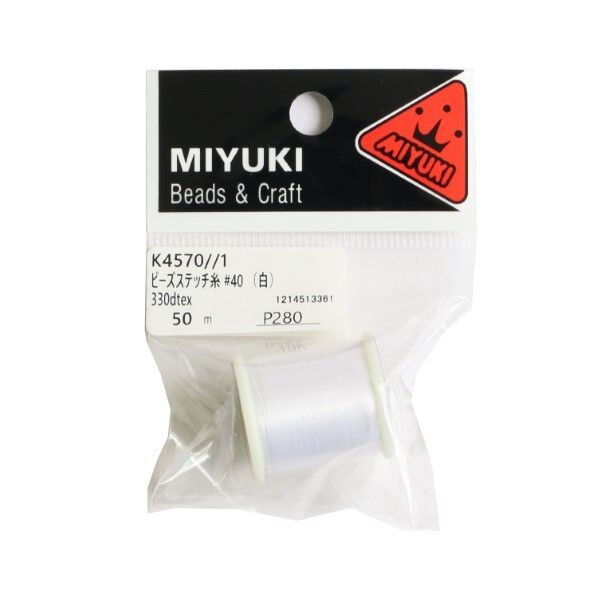 MIYUKI ビーズステッチ糸 #40/50m巻 K4570/1