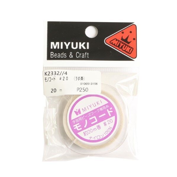 MIYUKI ビーズワーク専用糸 「モノコード」 #20/20m巻 K2332/4