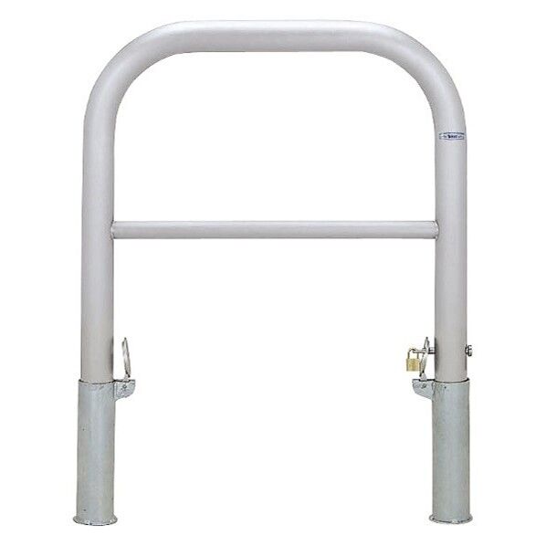 帝金バリカー 横型 Φ60.5 ステンレス製 脱着式鍵付 横桟付