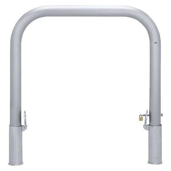 帝金バリカー 横型 Φ76.3 ステンレス製 脱着式鍵付 横桟無