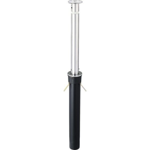 帝金バリカー 固定式 φ76.3 ステンレス製 端部用 φ76.3×H71 KS11CT-SD 1本