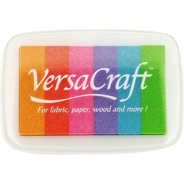 ツキネコ(Tsukineko) バーサクラフトL スタンプインクパッド レインボー