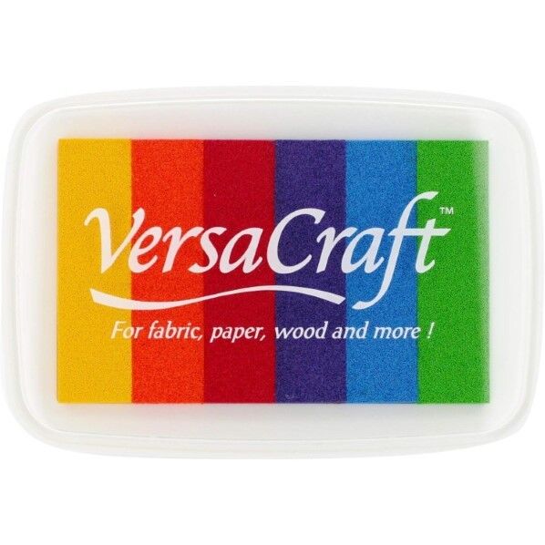 ツキネコ(Tsukineko) バーサクラフトL スタンプインクパッド レインボー