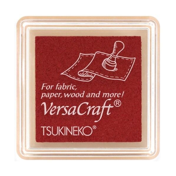 ツキネコ ツキネコ(Tsukineko) バーサクラフトS スタンプインク 長さ34mm×幅34mm×高さ20mm ポインセチア VKS-203 1個