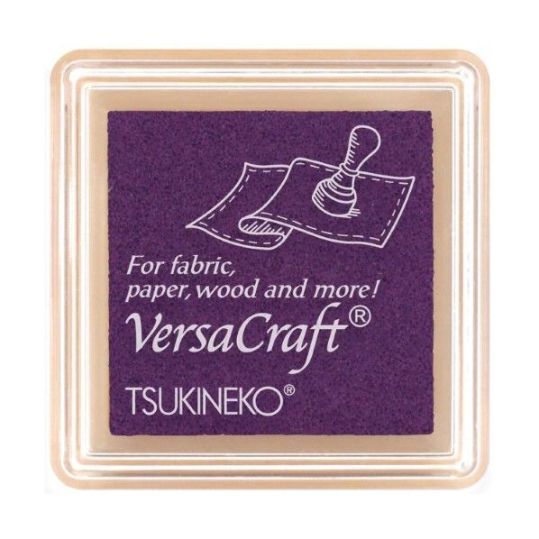 ツキネコ ツキネコ(Tsukineko) バーサクラフトS スタンプインク 長さ34mm×幅34mm×高さ20mm ブルーベリー VKS-201 1個