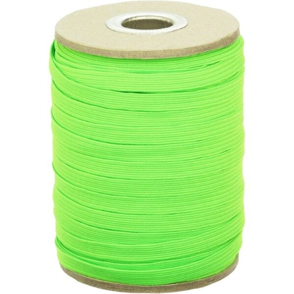 金天馬 ネオンカラーゴム 平ゴム 6mm巾×50m巻 ボビン巻 G