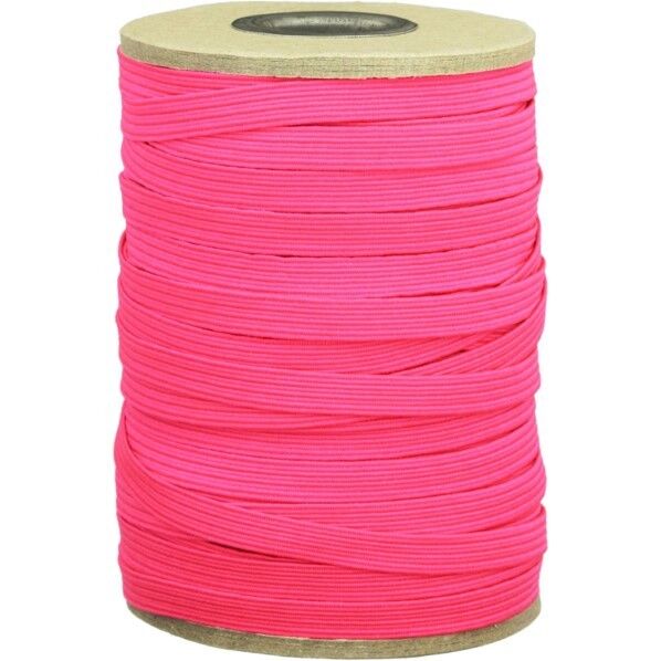 金天馬 ネオンカラーゴム 平ゴム 6mm巾×50m巻 ボビン巻 P