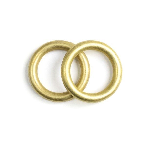 メルヘンアート ストロングパーツ 丸カン ブラス アンティーク調ゴールド 18mm 2個入